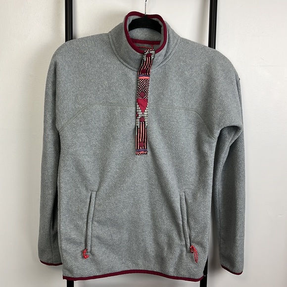 - Burton Indigo Guatikat Monument Heather Anouk Fleece Anorak Women Size XS - Picture 5 of 11